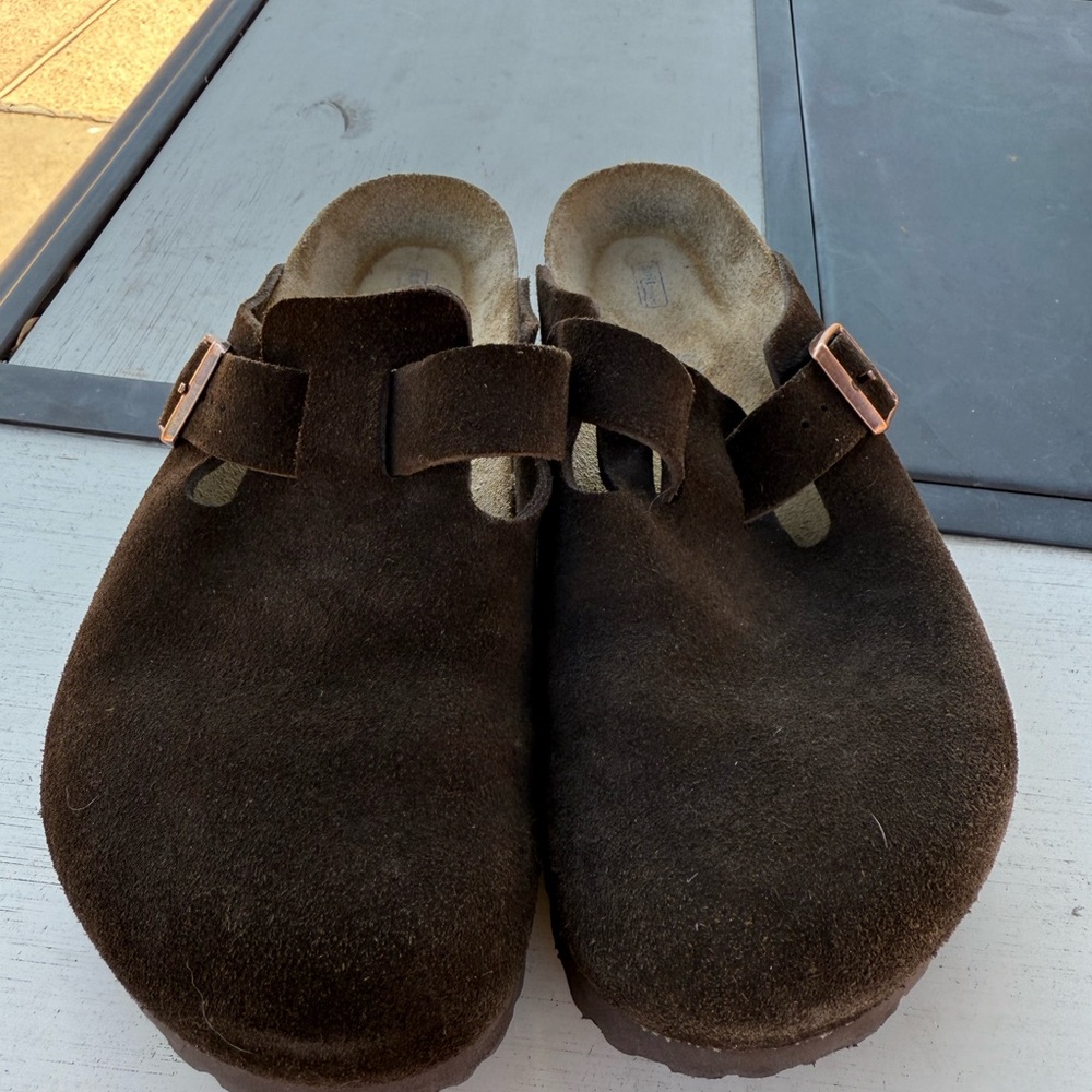 Birkenstock Boston Clogs- Mocha